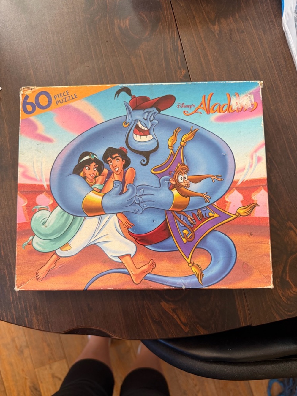 Disney Aladdin Puzzle - Blue, Red, Purple, Pink